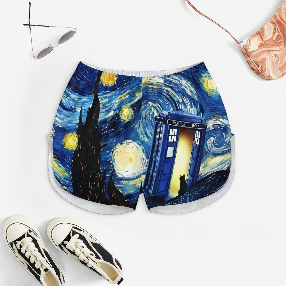 Starry Phone Booth1 Women's Geek Suspender Cami Set