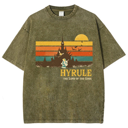 The Land Of Gods Vintage Distressed T-shirt