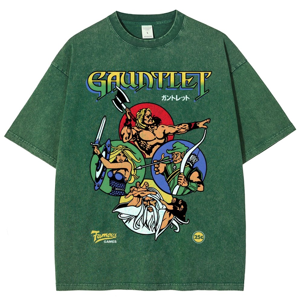 Gauntlet Retro Vintage Arcade Gaming Vintage Distressed T-shirt