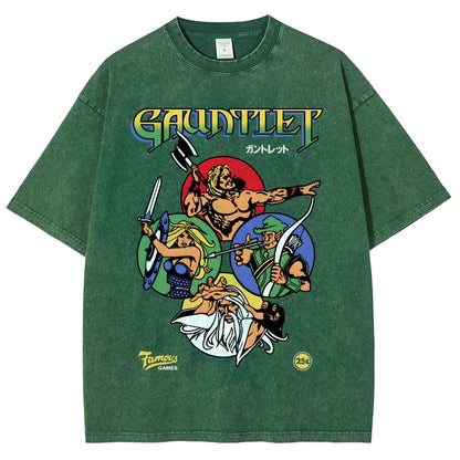 Gauntlet Retro Vintage Arcade Gaming Vintage Distressed T-shirt
