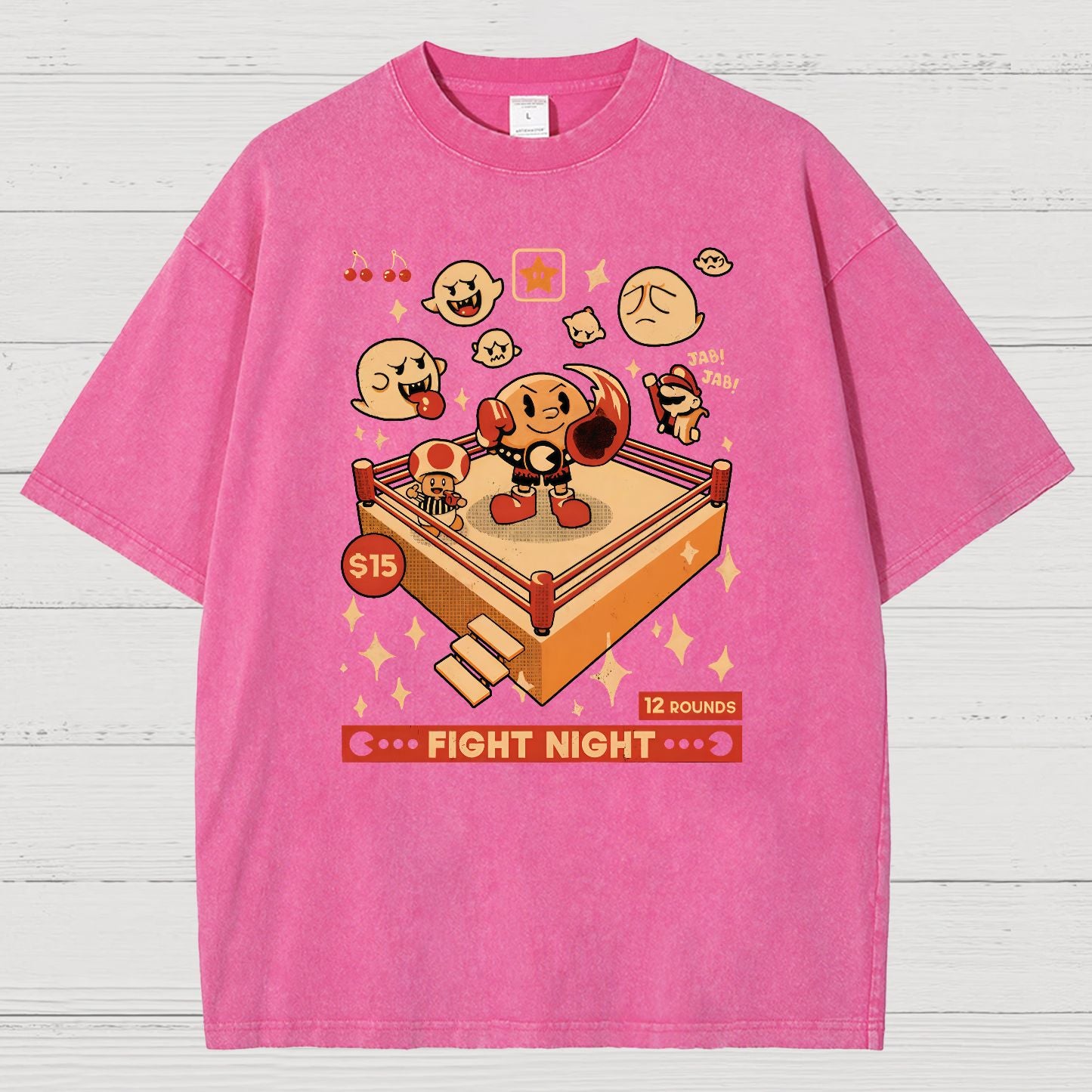 Retro Arcade Showdown Vintage Distressed T-shirt