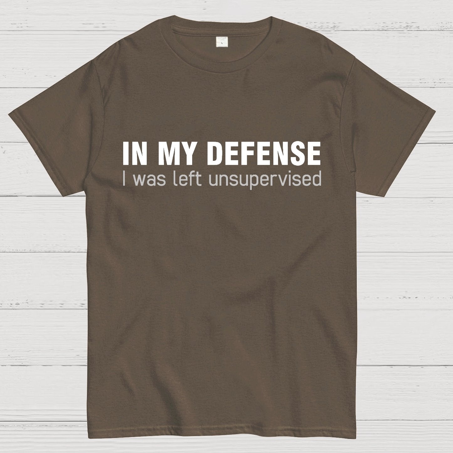 I Was Left Unsupervised Geeky T-Shirt