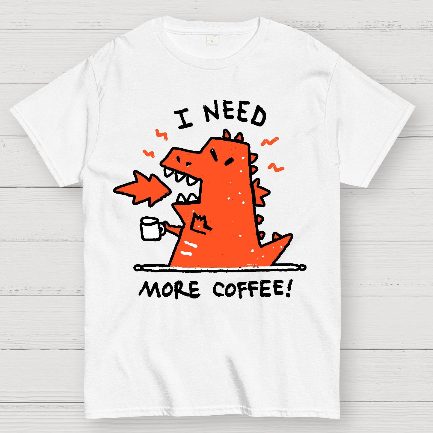 I Need Coffee Geek T-Shirt