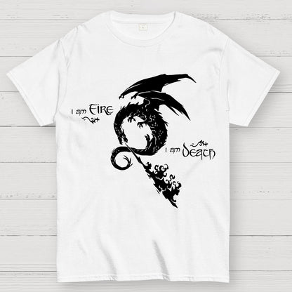 I am Fire，I am Death Geek T-Shirt