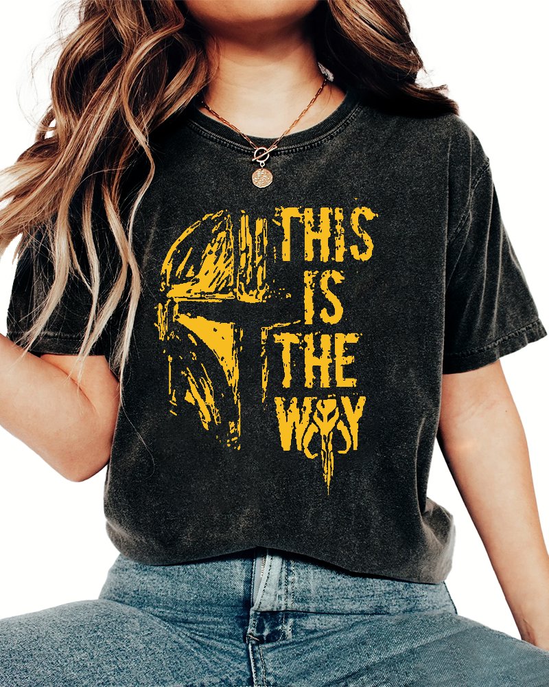 This Is The Path Vintage Distressed T-shirt
