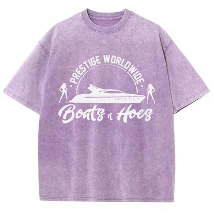 Boats 'n Hoes Vintage Distressed T-shirt
