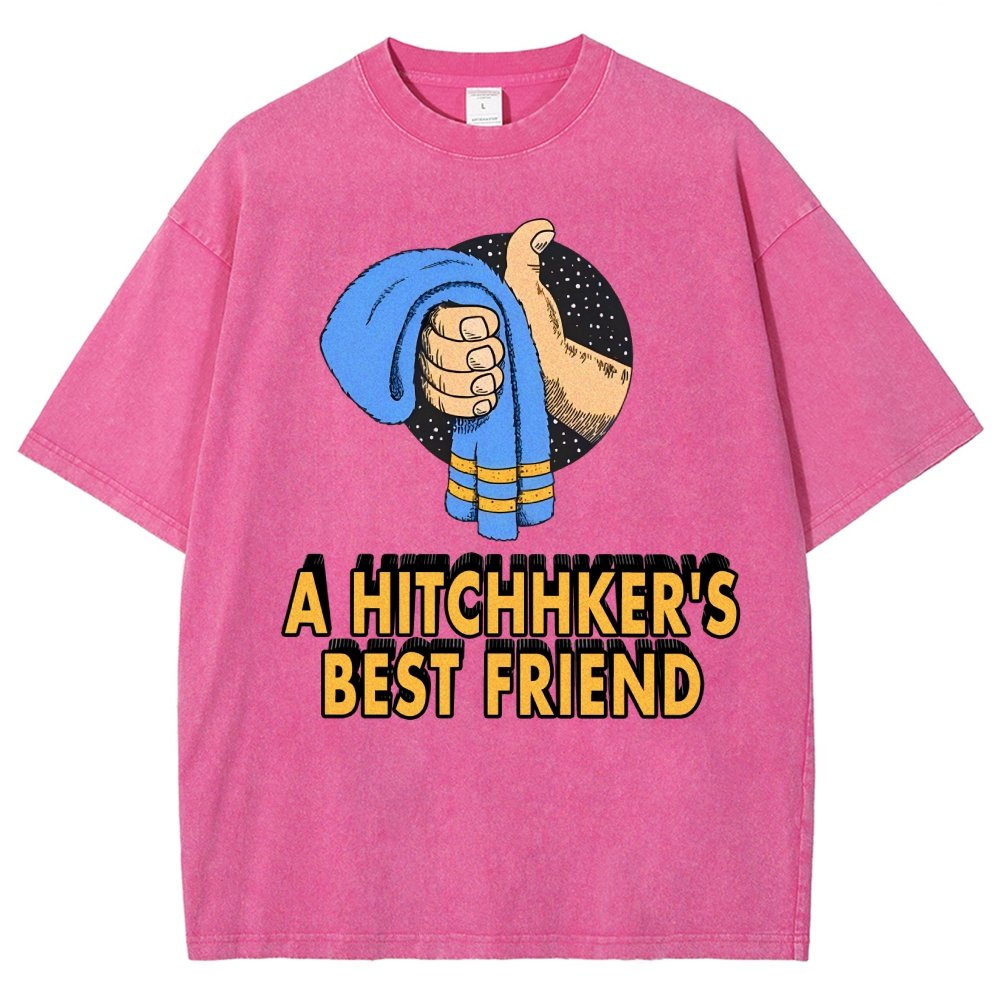 A Hitchhiker‘S Best Friend  Vintage Distressed T-shirt