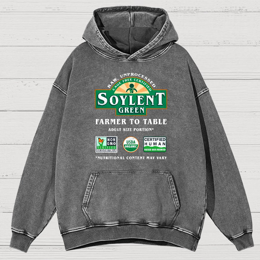 Farmer to Table Vintage Distressed Hoodie