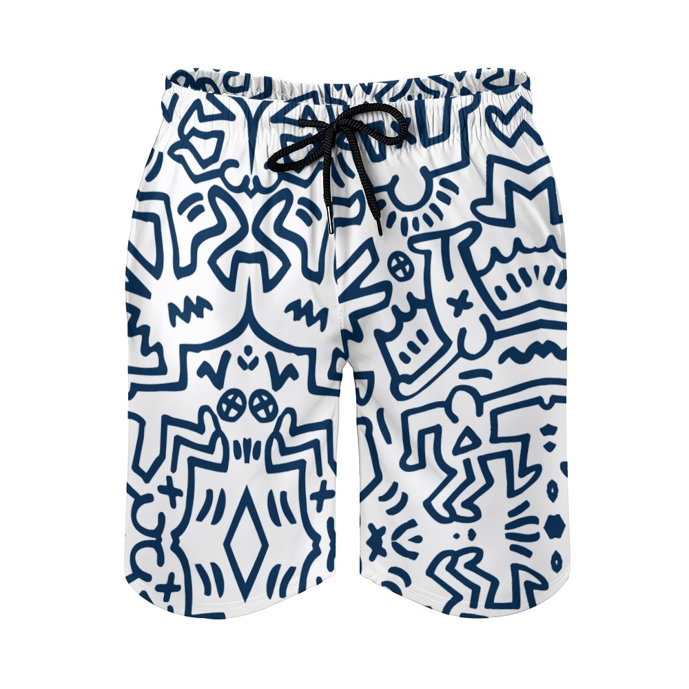 Geek Travel Culture Graffiti Geek Shorts