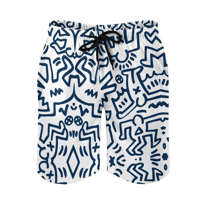 Geek Travel Culture Graffiti Geek Shorts