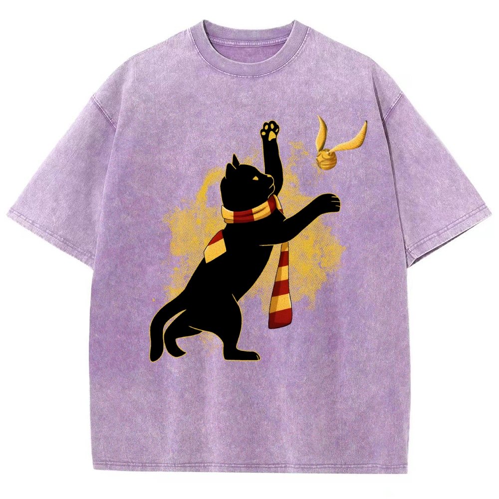 Harry Cat Vintage Distressed T-shirt