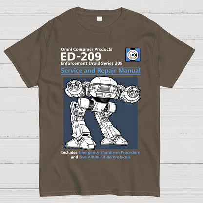 ED209 Service and Repair Manual Geek T-Shirt