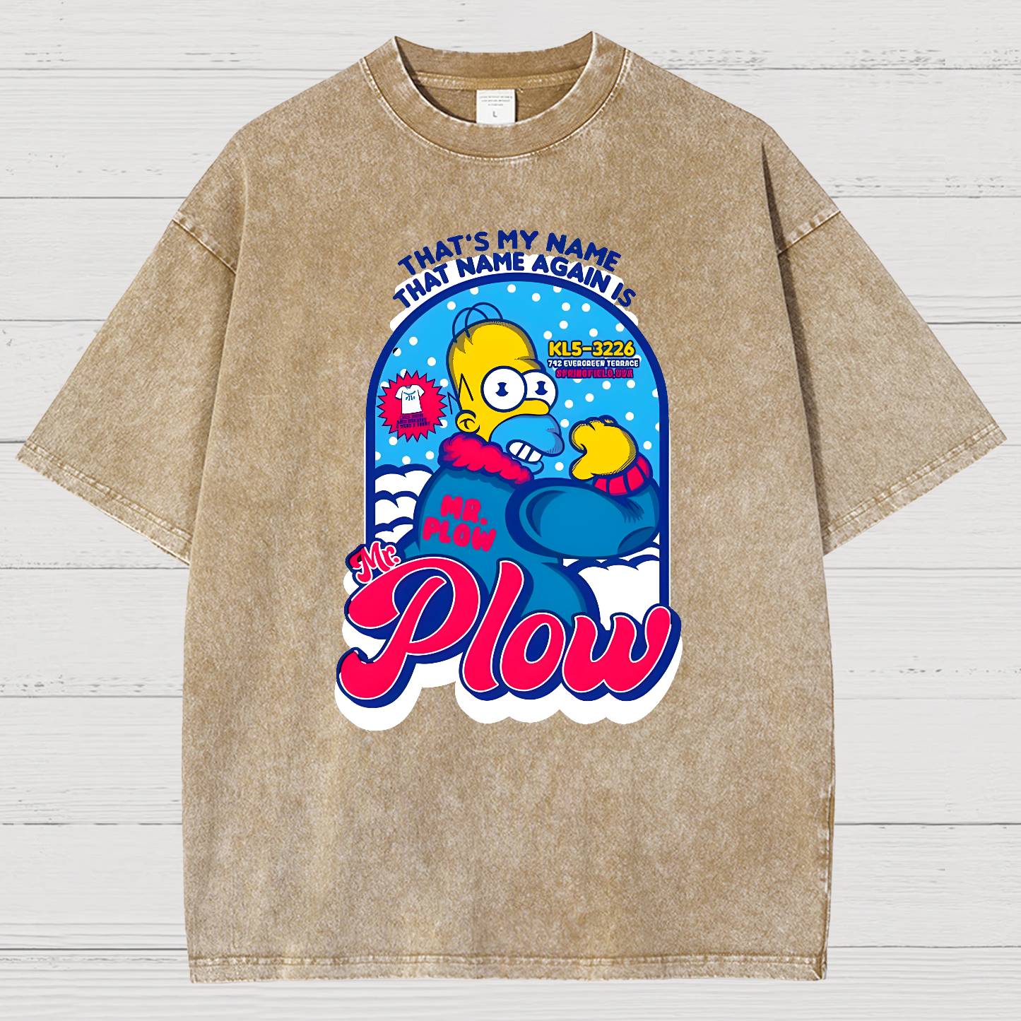 Mr. Plow Vintage Distressed T-shirt