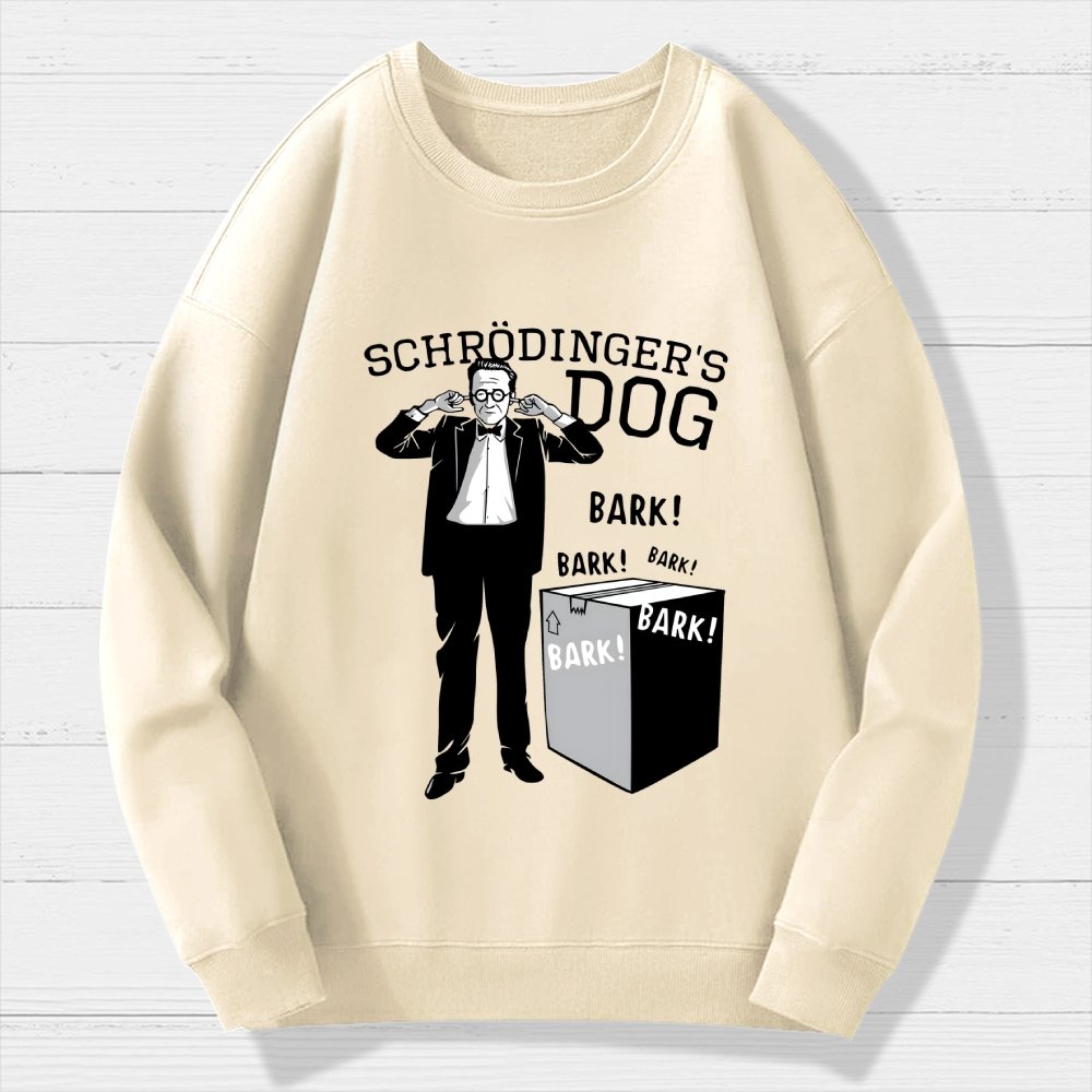 Schrodinger's Dog Geek Cotton Sweatshirt