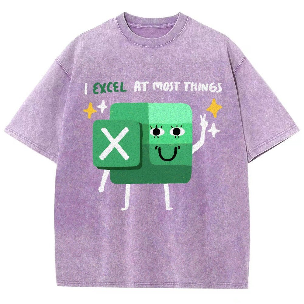 I Excel At Most Things Vintage Distressed T-shirt
