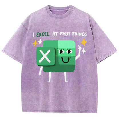 I Excel At Most Things Vintage Distressed T-shirt