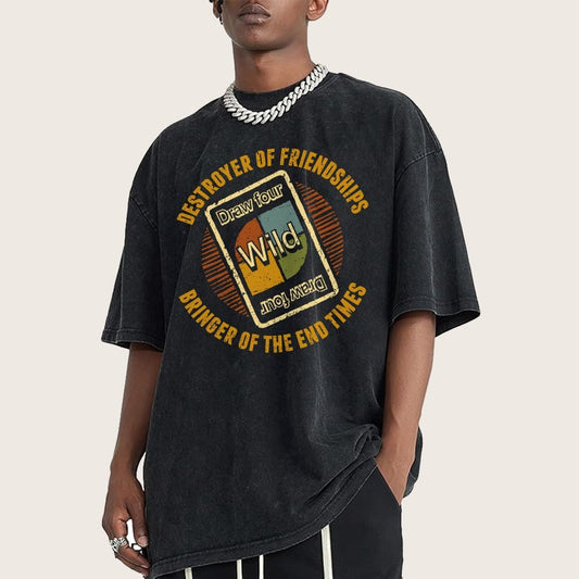 Destroyer of Friendships Vintage Distressed T-shirt
