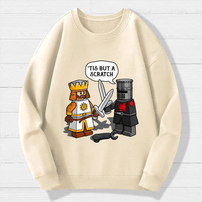 King Vs Knight Geek Cotton Sweatshirt