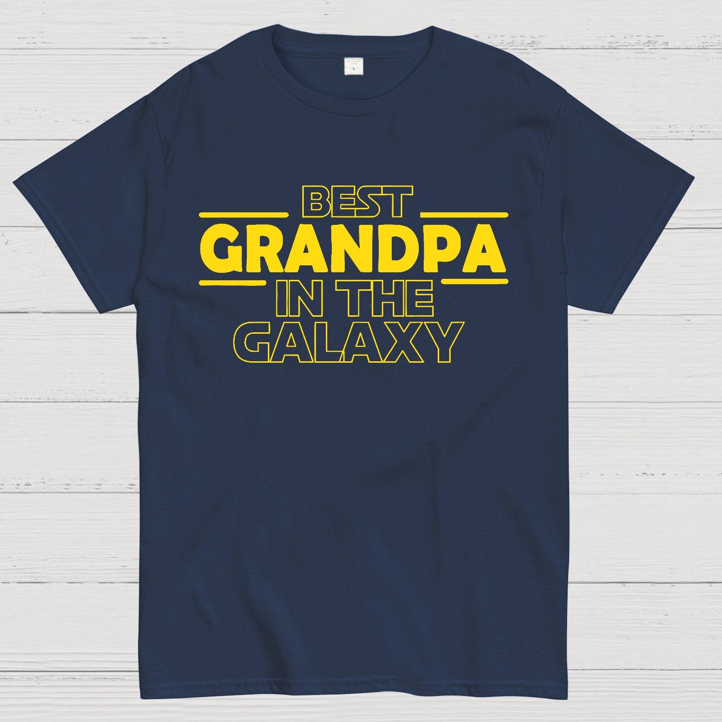 Best Grandpa in the Galaxy Geek T-Shirt