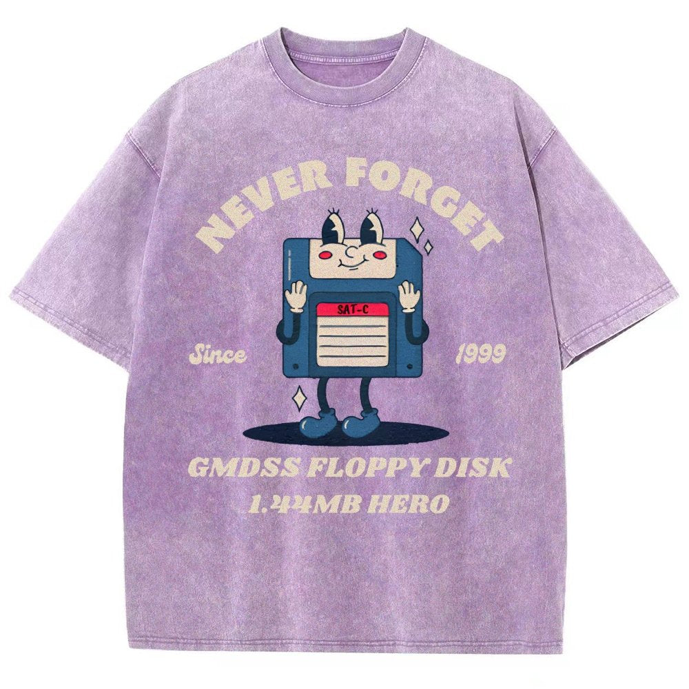 GMDSS floppy disk hero Vintage Distressed T-shirt