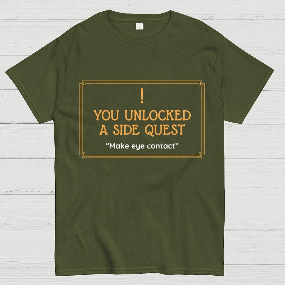 Unlocked Side Quest Geek T-Shirt