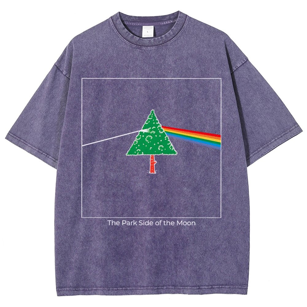 The Park Side of the Moon Vintage Distressed T-shirt