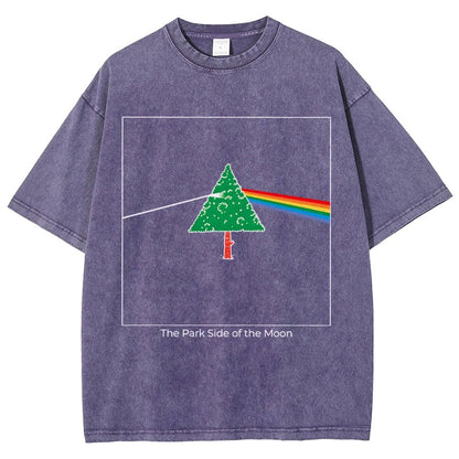 The Park Side of the Moon Vintage Distressed T-shirt