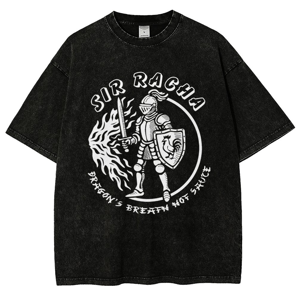 Sir Racha Dragon’s Breath Hot Sauce Vintage Distressed T-shirt