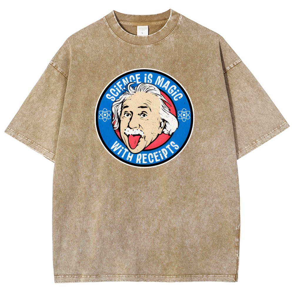 Science Is Magic Vintage Distressed T-shirt