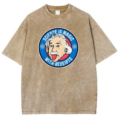 Science Is Magic Vintage Distressed T-shirt