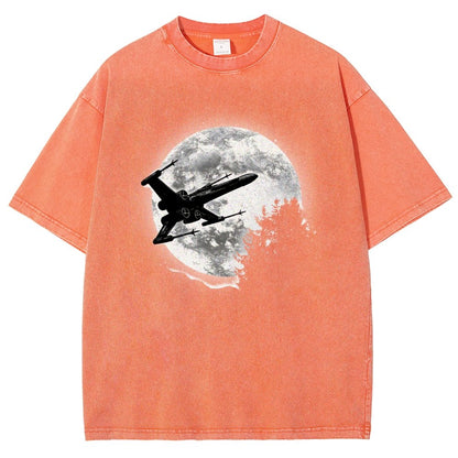 Moonlight Fighter Vintage Distressed T-shirt