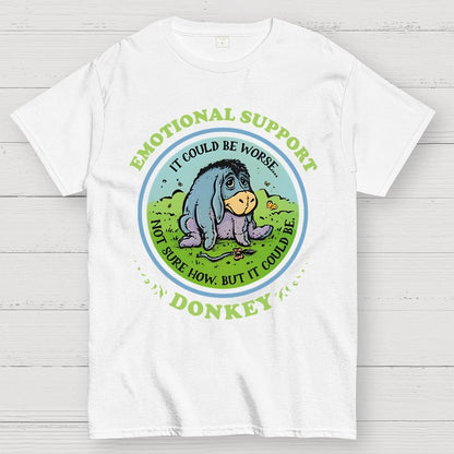 Emotional Support Donkey Geek T-Shirt