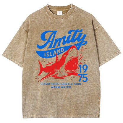 Seaside Town 1975 Vintage Distressed T-shirt