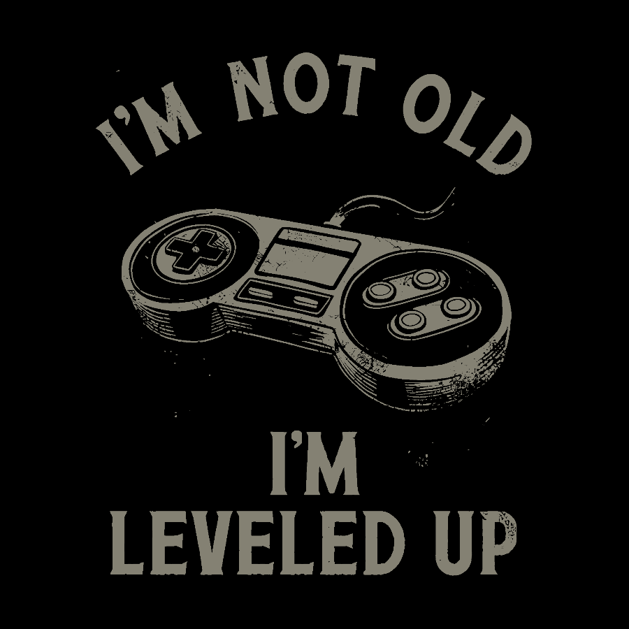 Not Old But Leveled Up Geek T-Shirt
