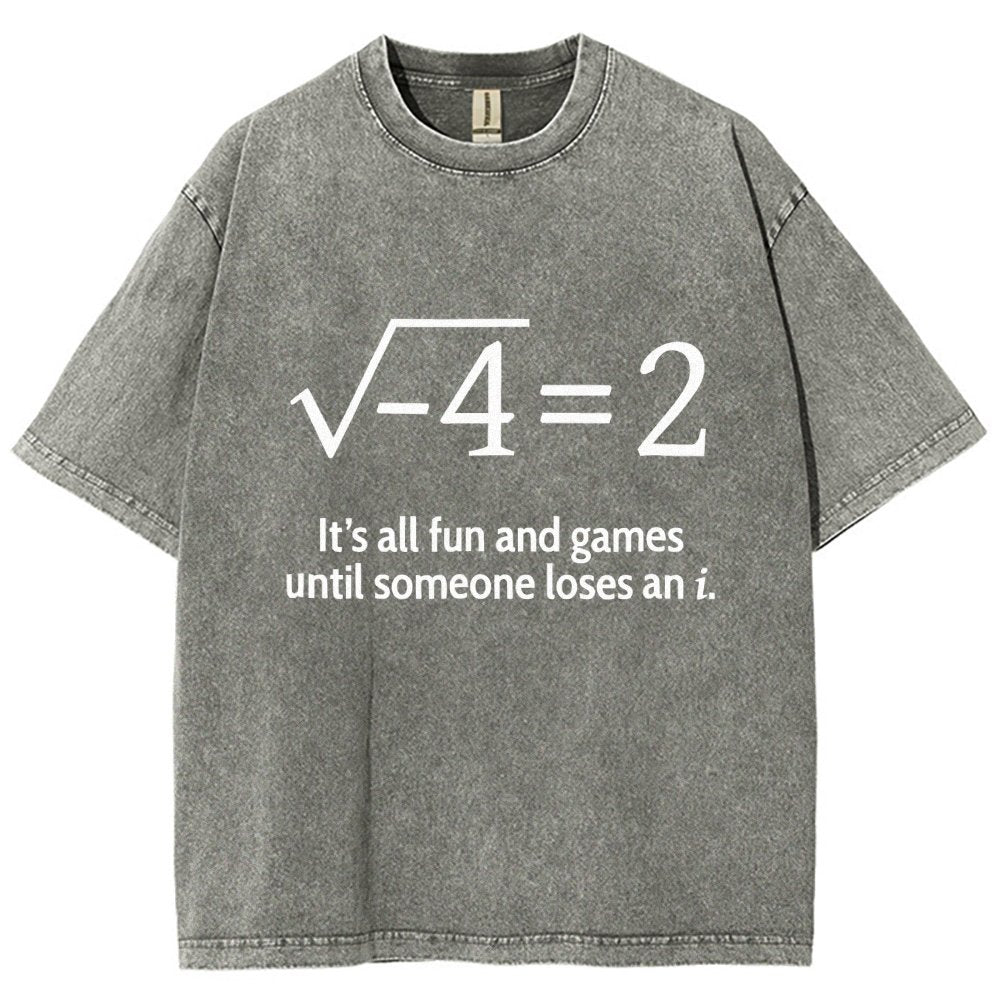 Funny Math Kids Shirt Vintage Distressed T-shirt