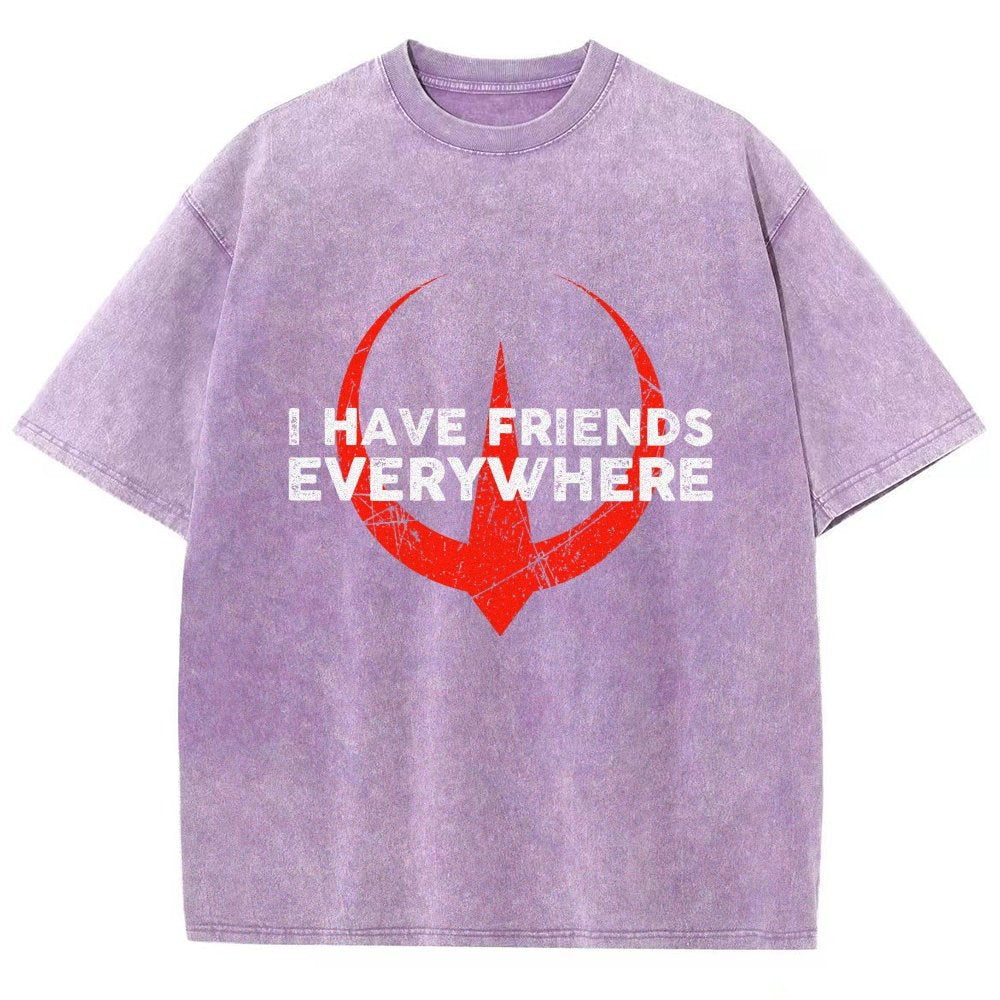 I Have Friends Everywhere Vintage Distressed T-shirt