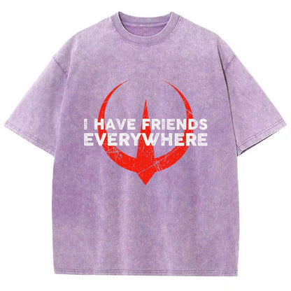 I Have Friends Everywhere Vintage Distressed T-shirt