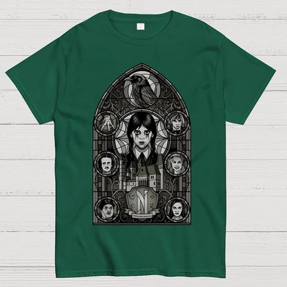 Stained Glass of Outcasts Geek T-Shirt