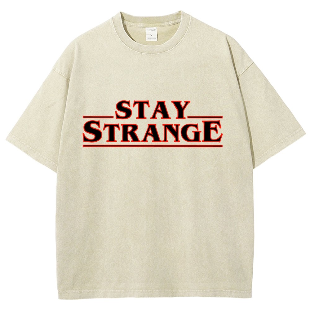 Stay Strange Vintage Distressed T-shirt