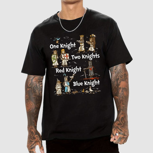Red Knight, Blue Knight Unisex Geek T-Shirt