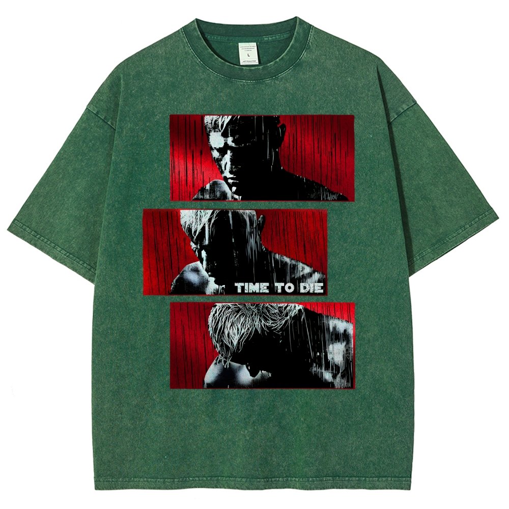 Time to die Vintage Distressed T-shirt