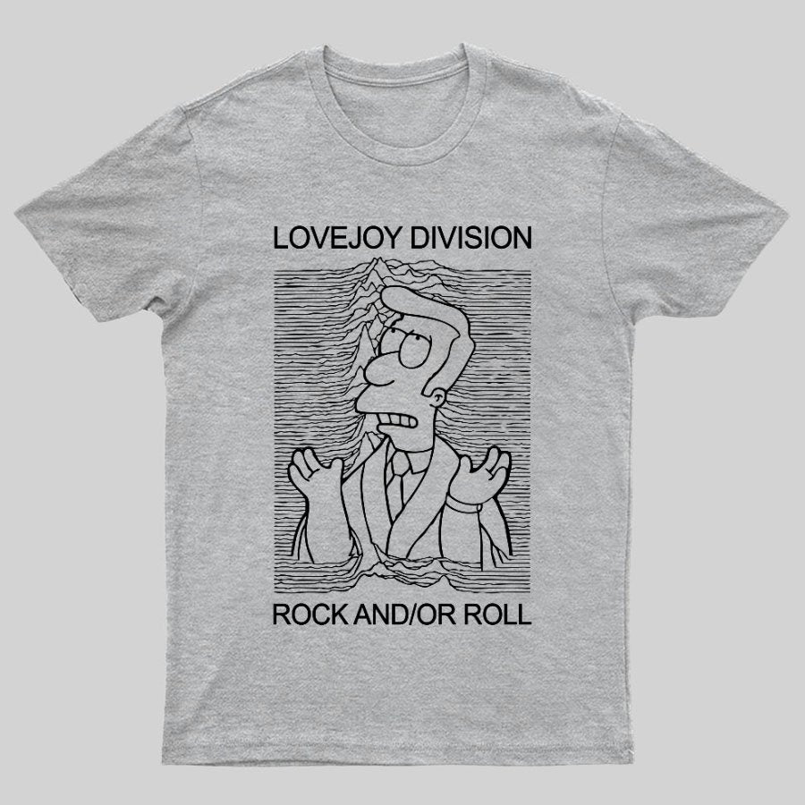Joyful Division Rock And/Or Roll Geeky T-Shirt