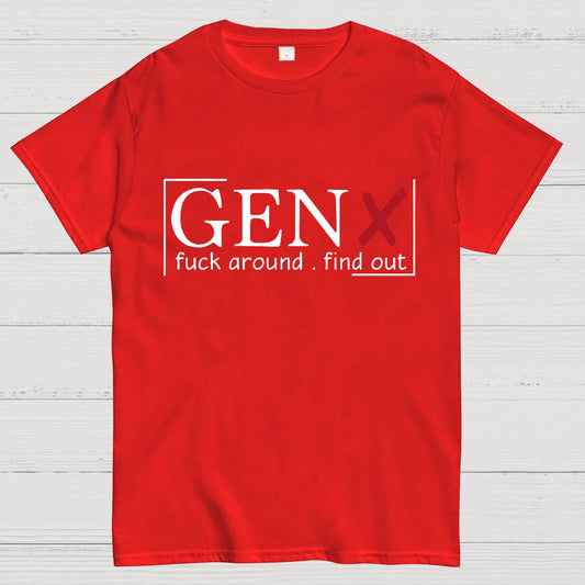 Gen X Raised On Hose Water And Neglect Sarcastic T-Shirt
