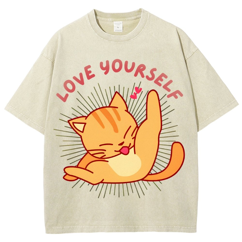 Love YourSelf Vintage Distressed T-shirt