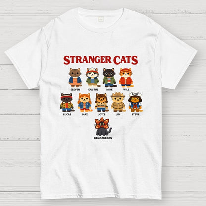 Stranger Cats Geek T-Shirt