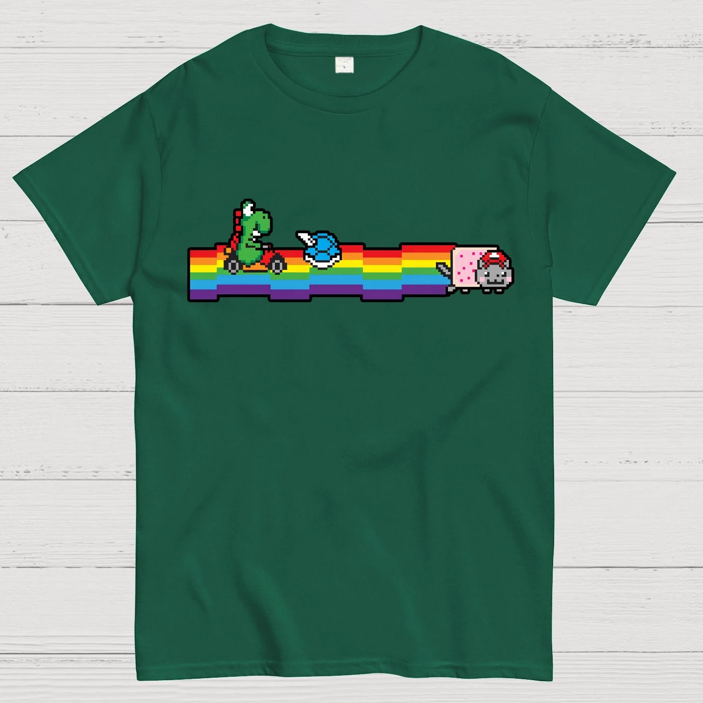 Rainbow Kart Geek T-Shirt