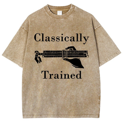 Slide Rule Classically Trained Vintage Distressed T-shirt
