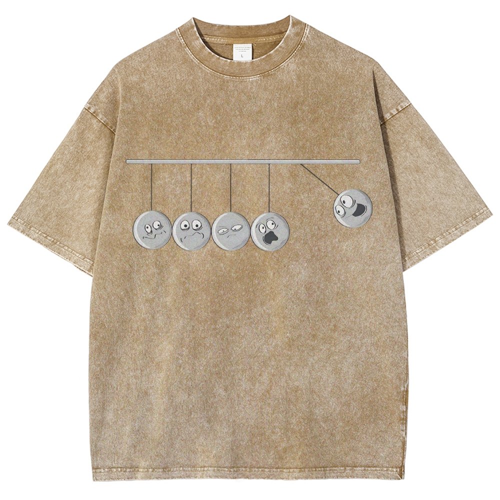 Perpetual Emotion Ask Not For Whom The Ball Tolls Vintage Distressed T-shirt