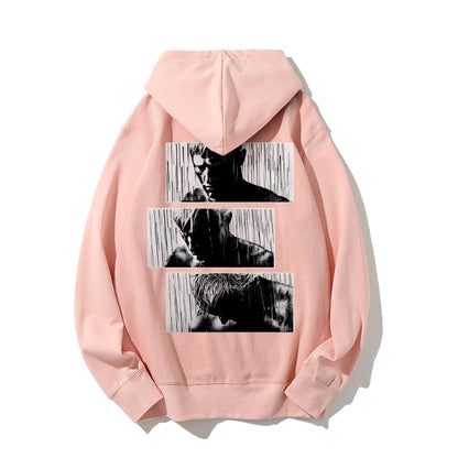 Tears In Rain Printed Back Unisex Cotton Hoodie