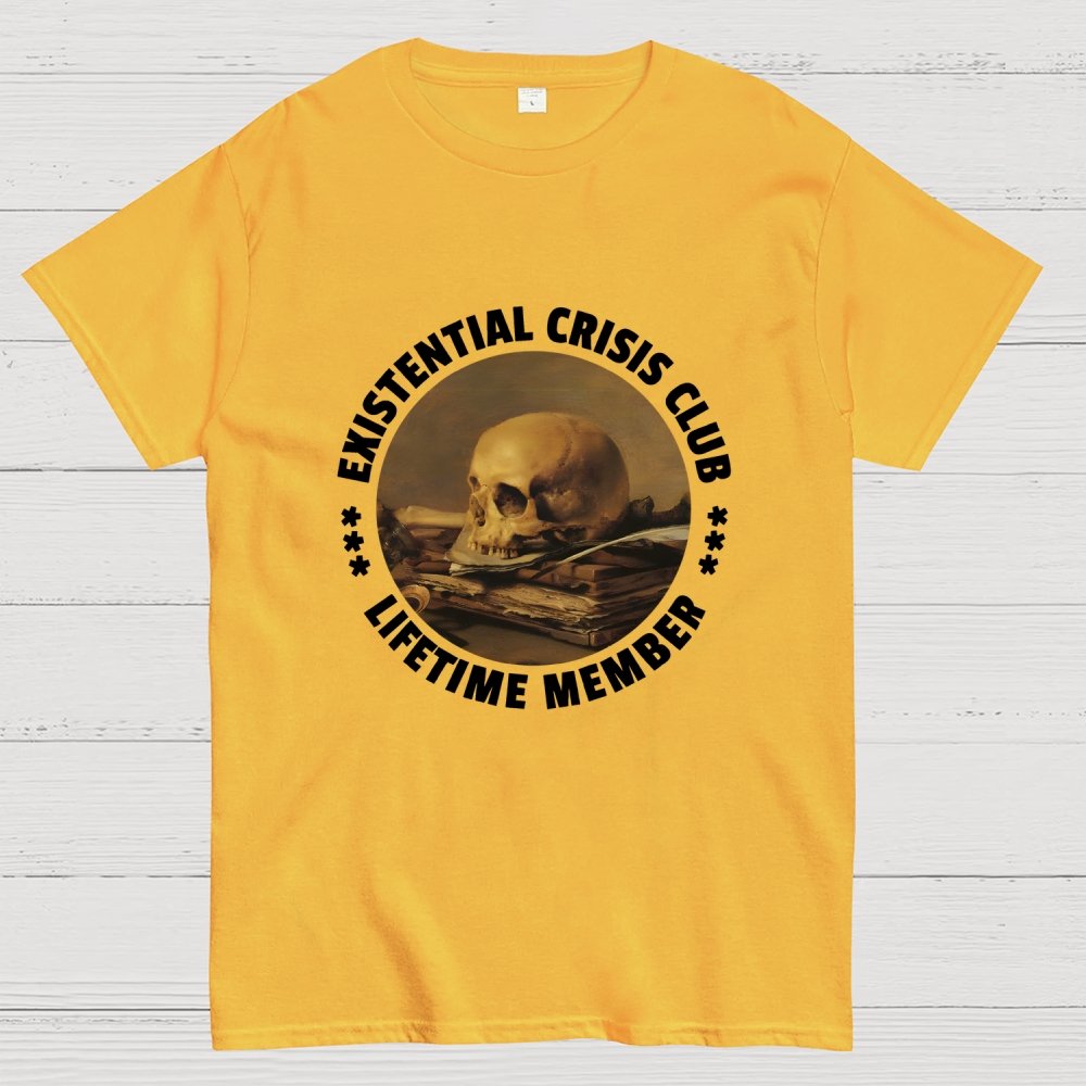 Existential Crisis Club - Lifetime Member Geek T-Shirt
